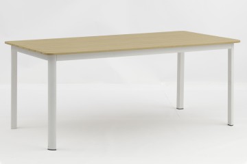 Outdoor Faux Polywood Dining Table with Aluminum Frame - AD939005T