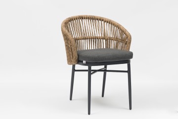 York Aluminum Wicker Chairs with Cushions - AD932022