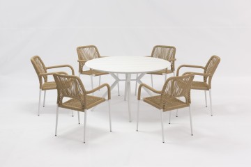 alum dining 7pcs set-AD723005-7