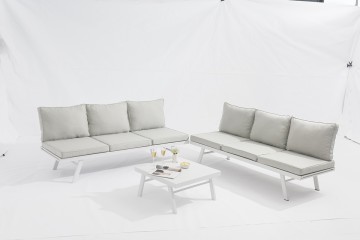 Outdoor TXT-aluminum Windwill sofa set combines modern elegance - AD647015