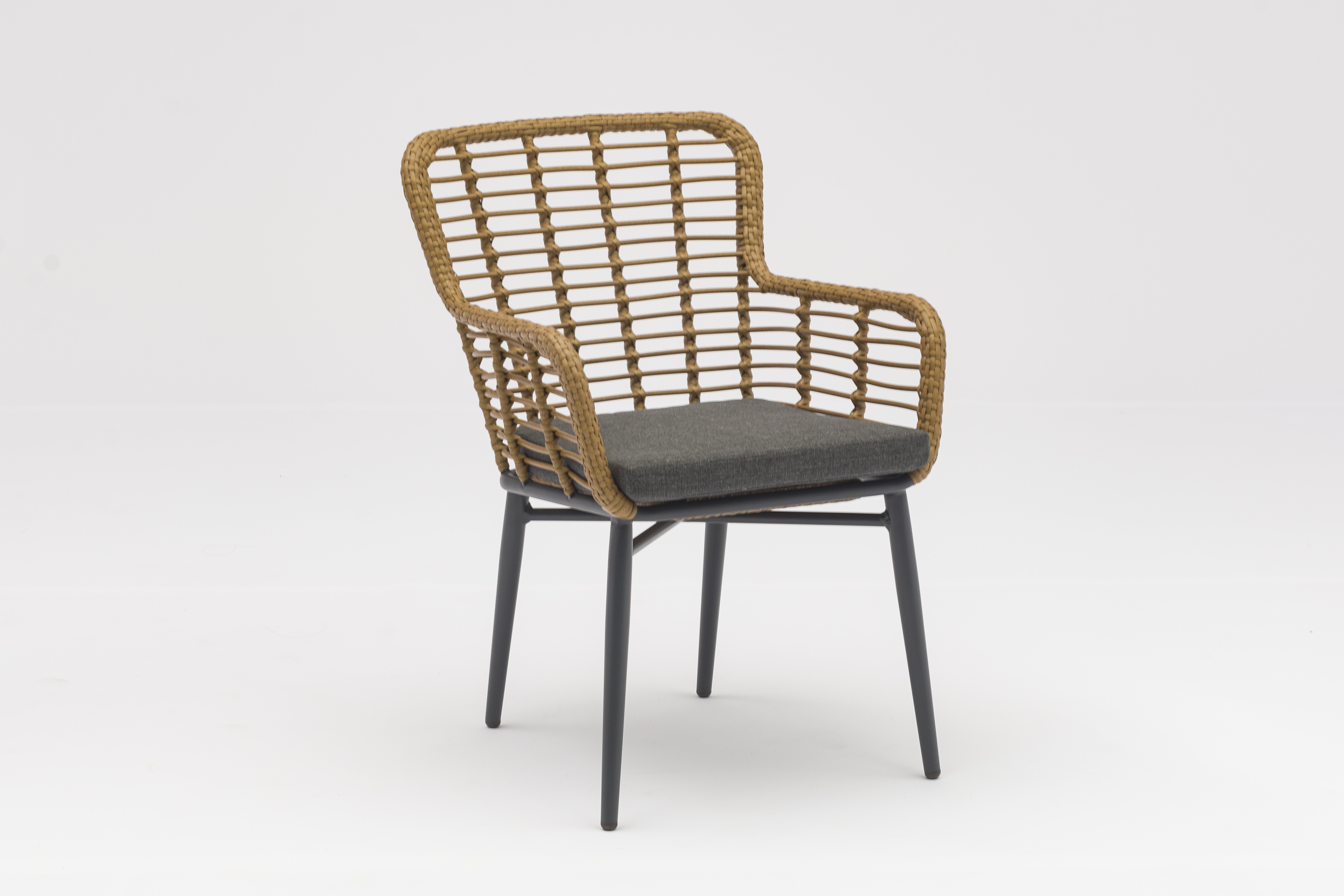 Baia alum rattan chair-AD722023-A