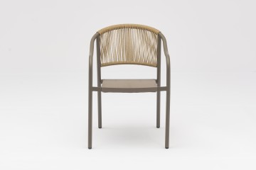 Susan alum rattan/TXT chair-AD862001-A