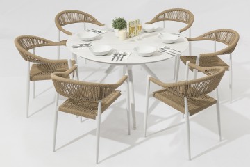 Alto alum dining 7pcs set-AD791018R+AD602001