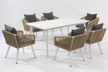 Jeky alum dining 7pcs set-AD612001-1+AD647014