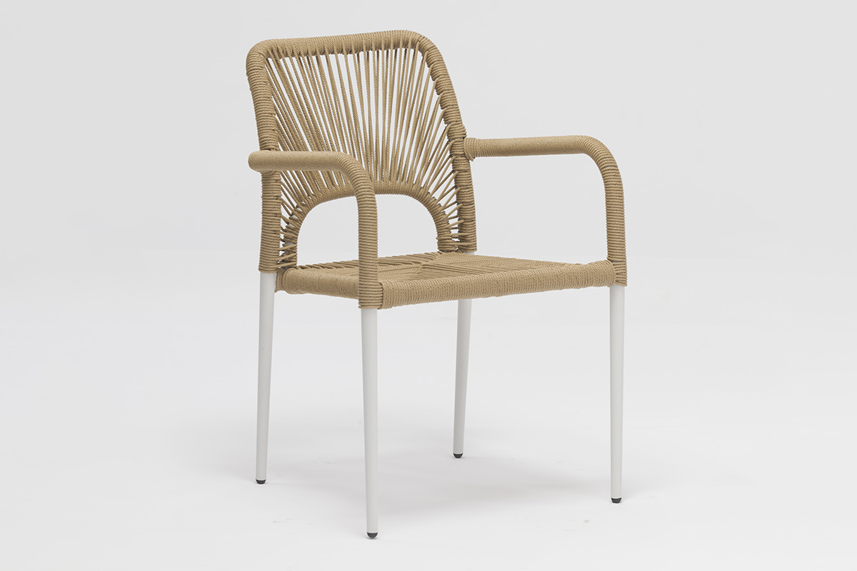 Millet alum rattan arm chair-AD720009