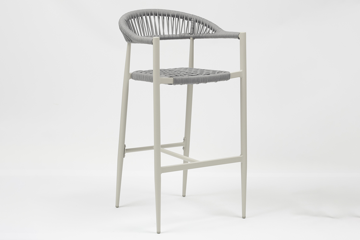 PE Rattan Bar set with Aluminum Frame - Stackable, Weather-Resistant, and Stylish for Patios AD932007 BAR+AD551011-1