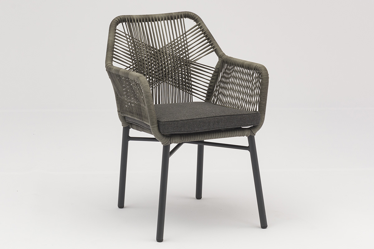 topo alum rattan chair-AD862002