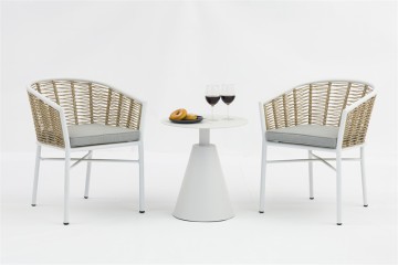 Garden Chard alum rattan chair & Haven Table-AD682010+AD551012