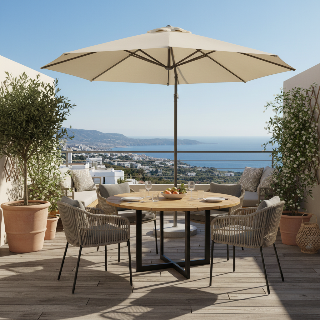 Outdoor Dining Set For Patio And Balcony Living