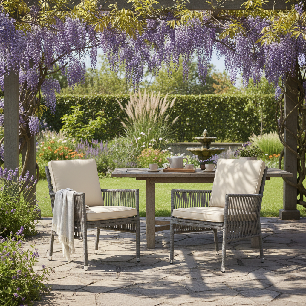 Stackable Outdoor Dining Chair For Garden Relaxation