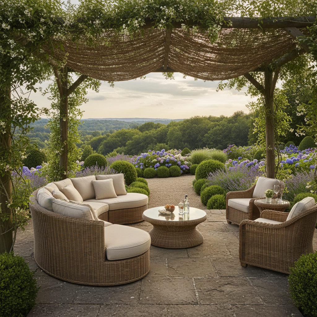 Rattan Outdoor Furniture For Garden And Landscape Decoration