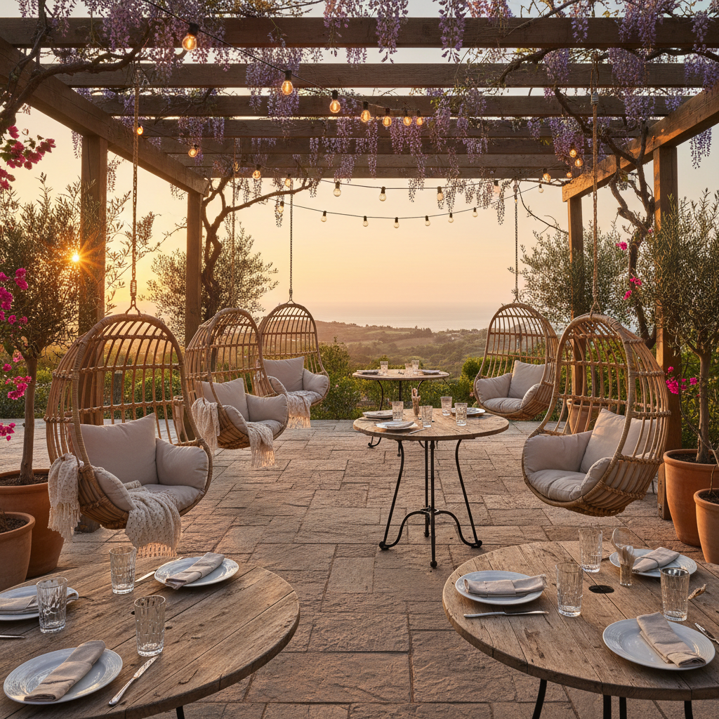 Outdoor Hanging Chair For Outdoor Dining Areas