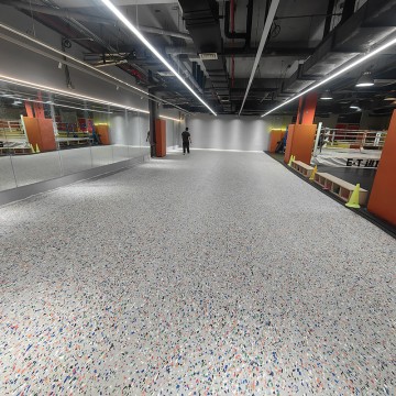 Tappetino in gomma ad incastro Max 100% EPDM, pavimento con design a puzzle, piastrelle per palestra
