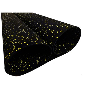 Durable Gym Rubber Roll Reliable Commercial Flooring for Heavy Use