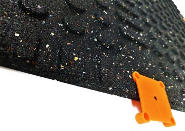 Anti-Slip Shock Absorption Gym Rubber Flooring Tile