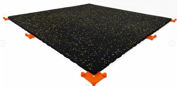 China Manufacturer Gym Rubber Flooring Easy Installation Rubber Floor Tile