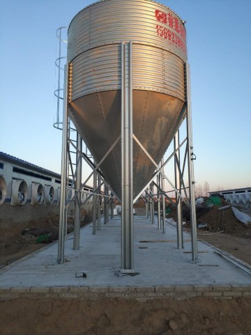 3t/5t/10t/15t /20t Feed Hot Galvanized Steel Silo 1 Year Warranty for Poultry Farms Animal Husbandry Equipment