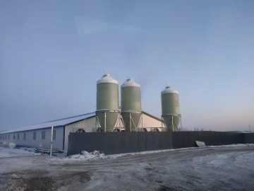 2.5tons to 12tons Breeding Tower Large Capacity Poultry Pig House Feed Storage Tower FRP Silo