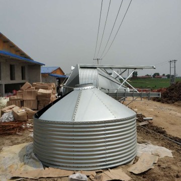 Silos de stockage d'aliments pour animaux fabriqués en Chine, galvanisés, haute qualité