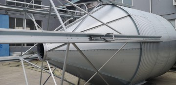 Silo à aliments de 15 tonnes pour élevage porcin et avicole