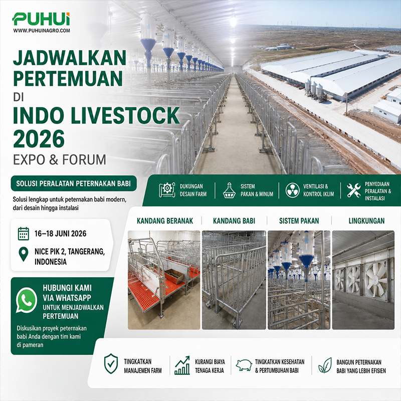 Lernen Sie Puhui B122A auf der Indo Livestock 2026 kennen.
