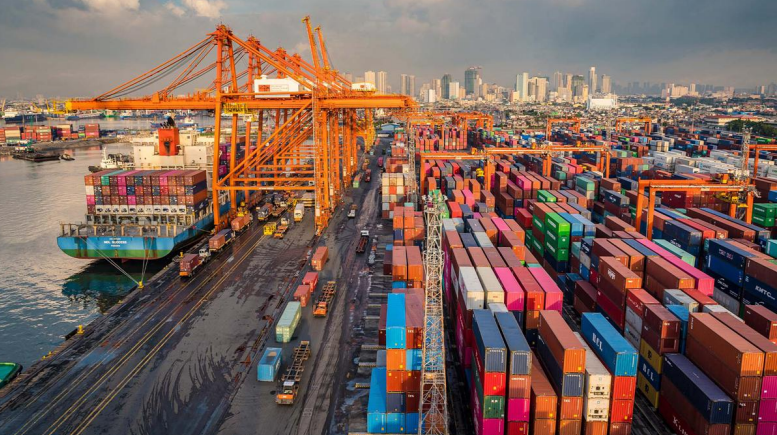 What type of container should be used for transporting high and low voltage equipment?
