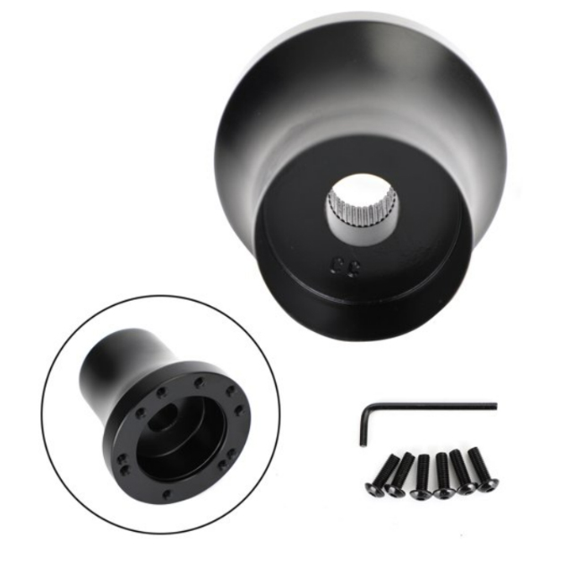 Penyesuai Stereng Kereta Golf Hitam