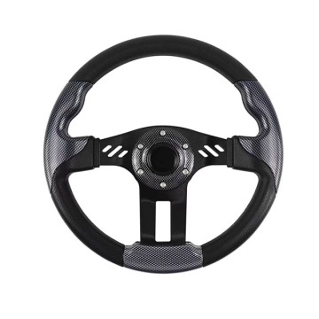 Manufacture Golf Cart Steering Wheel with Premium Grip Leather Multi-Functional Steering Wheel