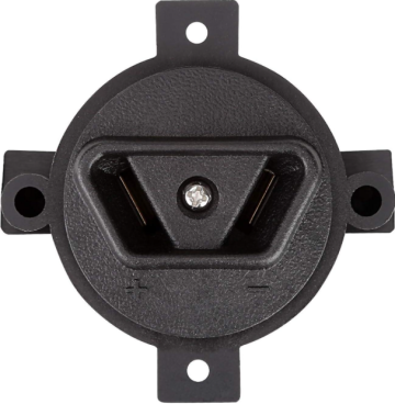 Universal 36V Golf Cart Charger Plug Receptacle - 2-Prong for EZGO, Club Car, Yamaha Part Number 0004107