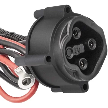 48V Golf Cart Charger Plug Receptacle Compatible with Yamaha 2008–2010 Models | Replace JW2-H6181-02