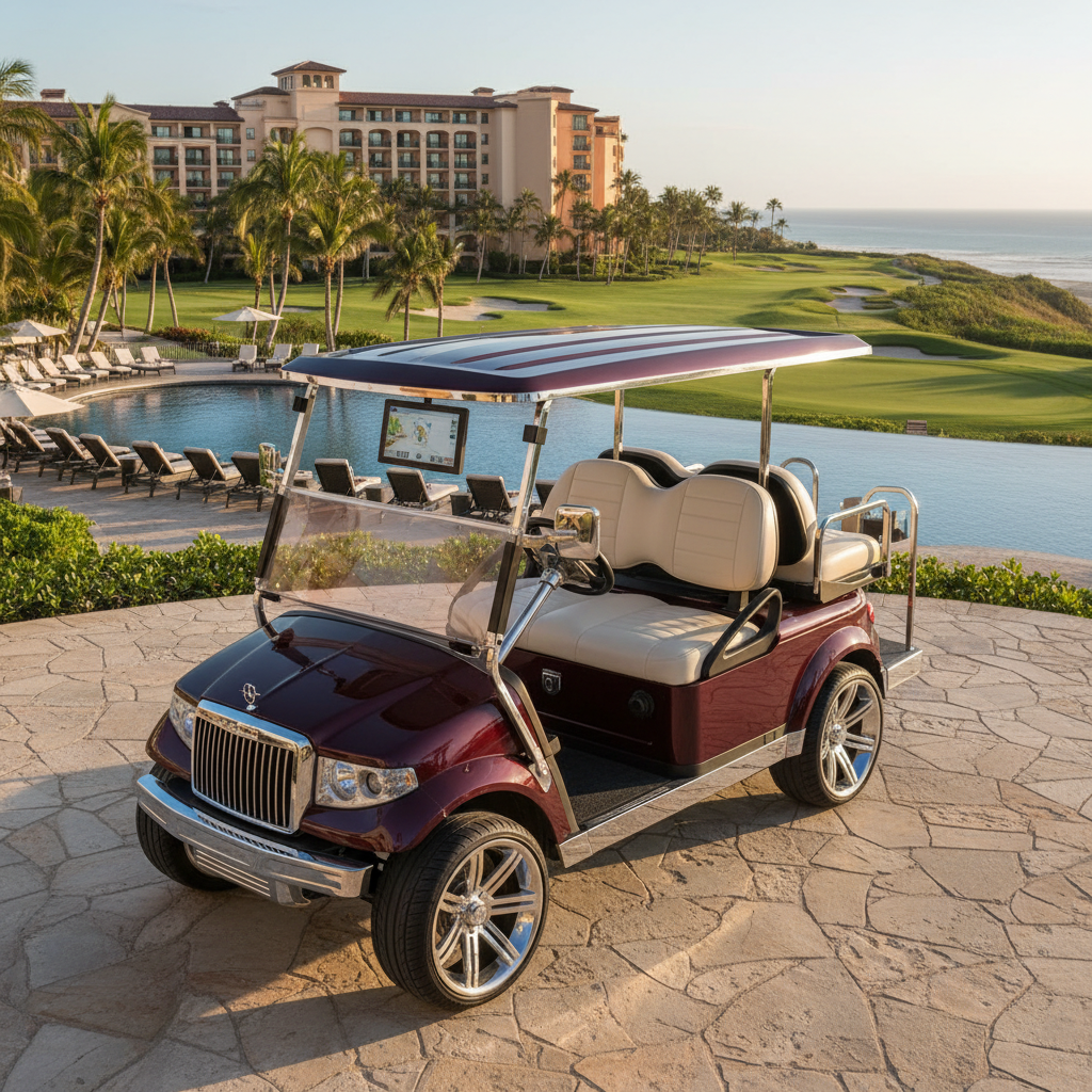 Personal Golf Cart For Luxury Resorts And Hotels
