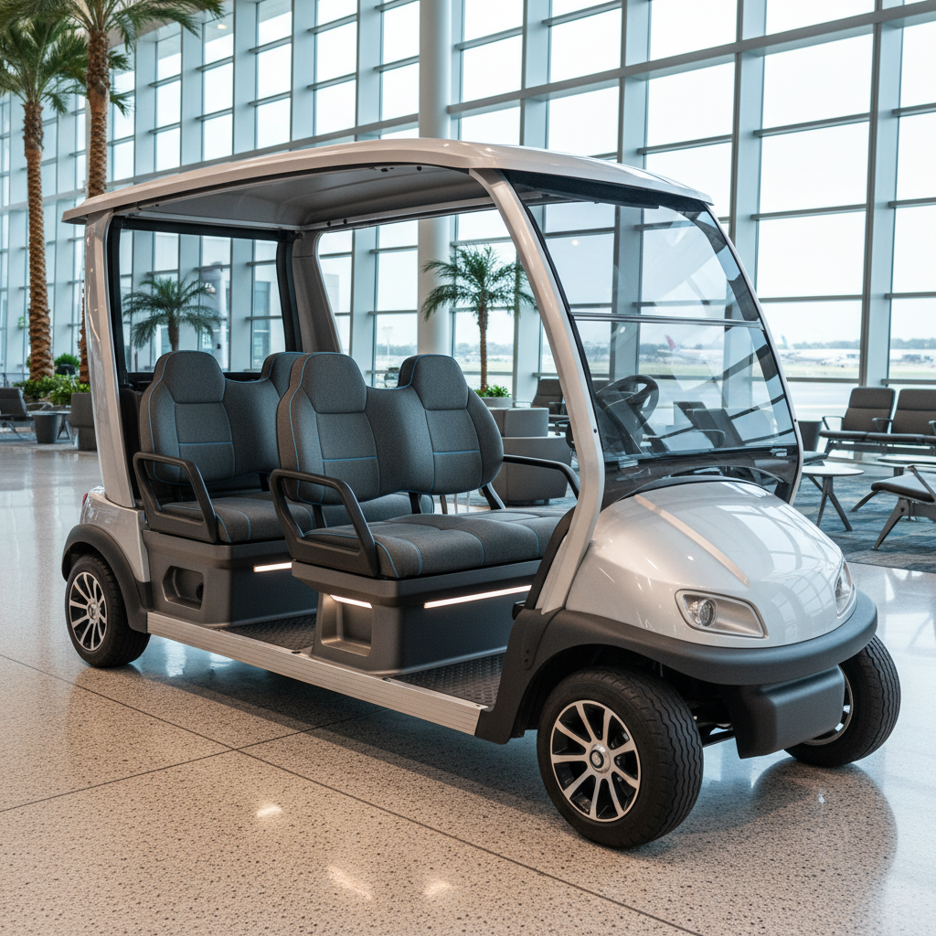Golf Cart Seat For Airport Terminal Transit