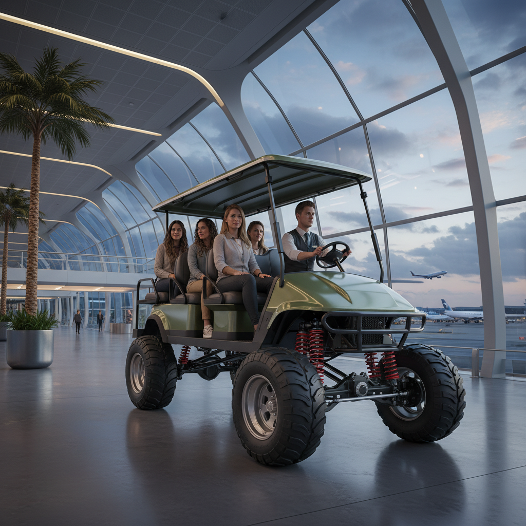 Golf Cart Lift Kits For Airport Terminal Transit