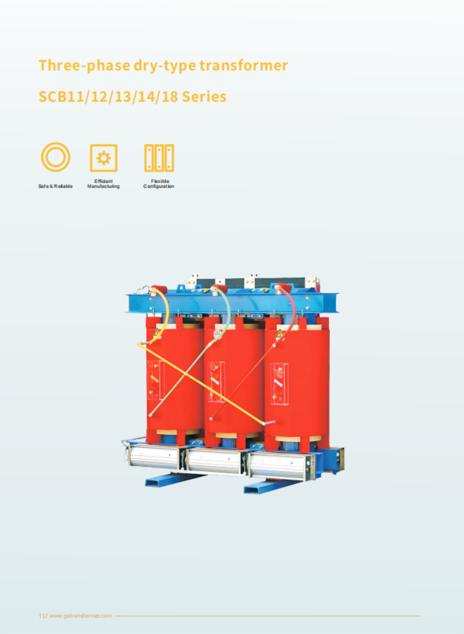 1Dreiphasen-Trockentransformator