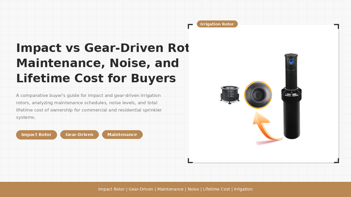 Impact vs Gear-Driven Rotors: Maintenance, Noise, and Lifetime Cost for Buyers