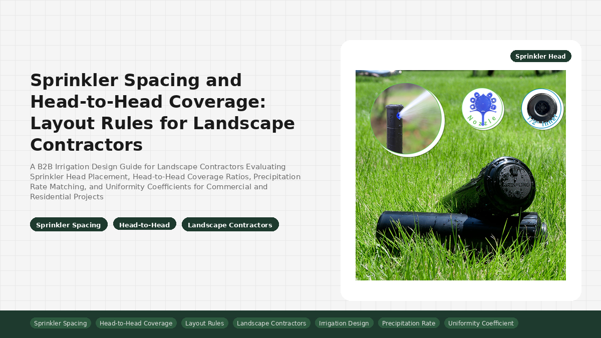 Sprinkler Spacing and Head-to-Head Coverage: Layout Rules for Landscape Contractors