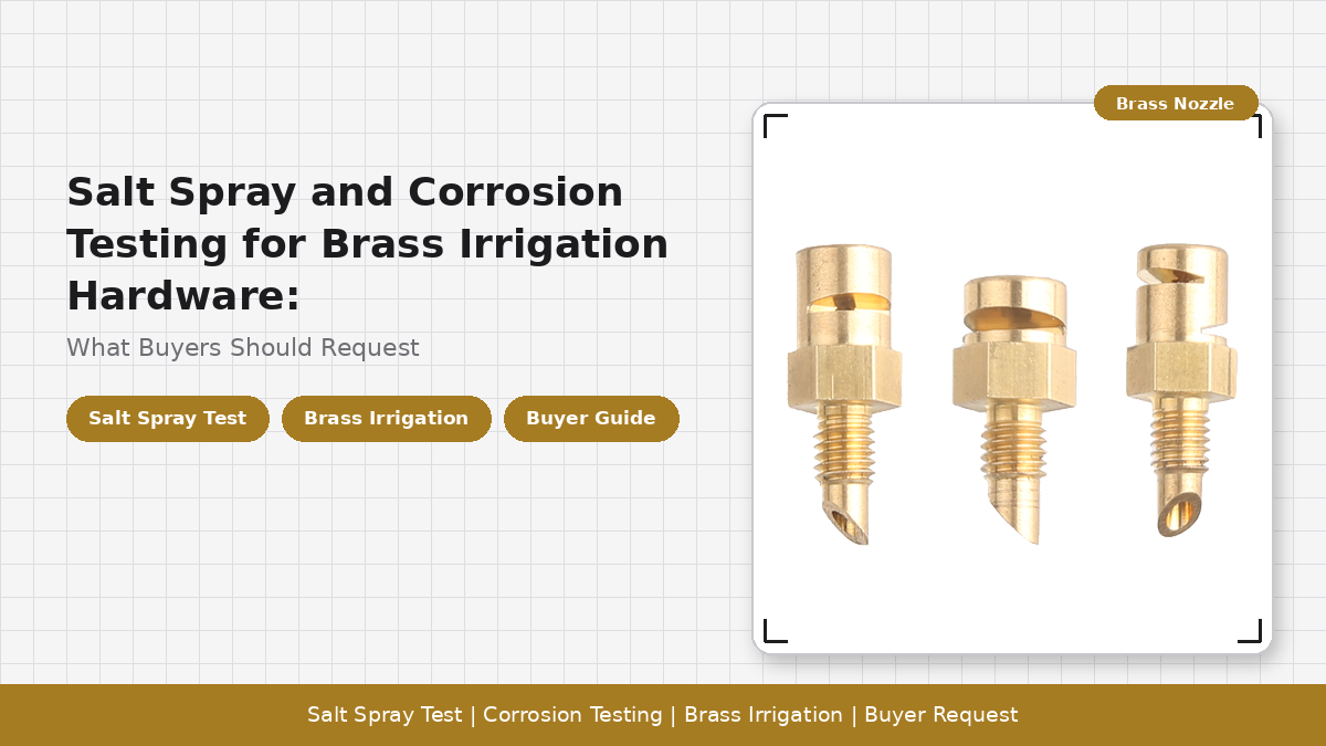 Salt Spray and Corrosion Testing for Brass Irrigation Hardware: What Buyers Should Request