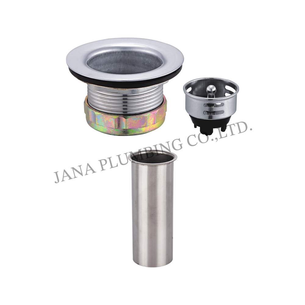 Junior Duo Bar-Spülbecken-Sieb mit Ablaufrohr JN-1201-T