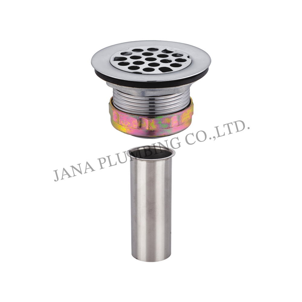 Flacher Spülbecken-Siebeinsatz mit Ablaufrohr JN-1202-T