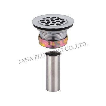 Flat Top Bar Sink Strainer with tailpiece JN-1202-T
