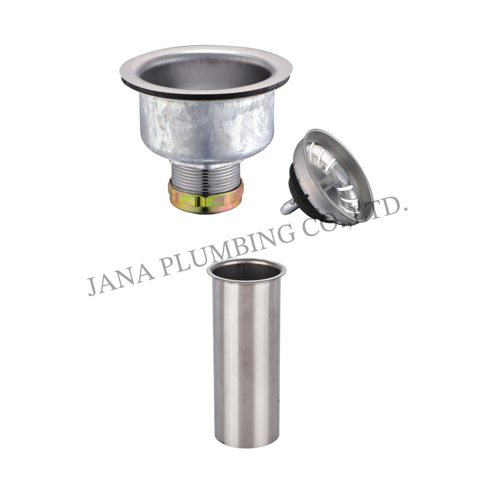 Deep Cup Strainer Ball-bearing Basket with tailpiece JN-1006-T
