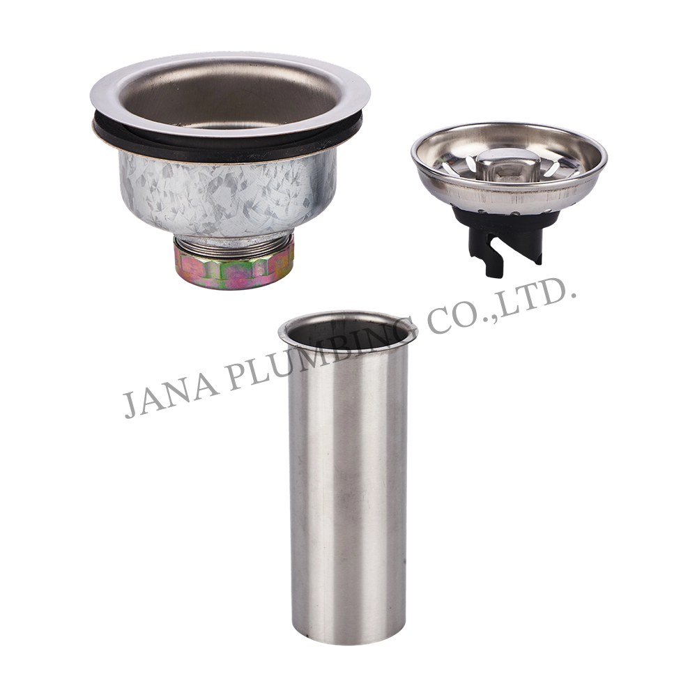 Twist Locking Sink Strainer with tailpiece JN-1031-T