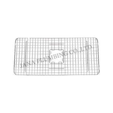 Sink Protectors and Bottom Grid, Kitchen Sink Rack with Rear Drain Hole SG17-28TS
