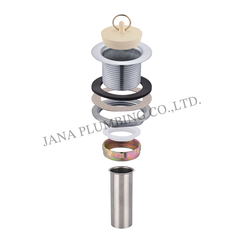 Effectiviteit van de afvoerzeef met afvoerbuis en aftapplug