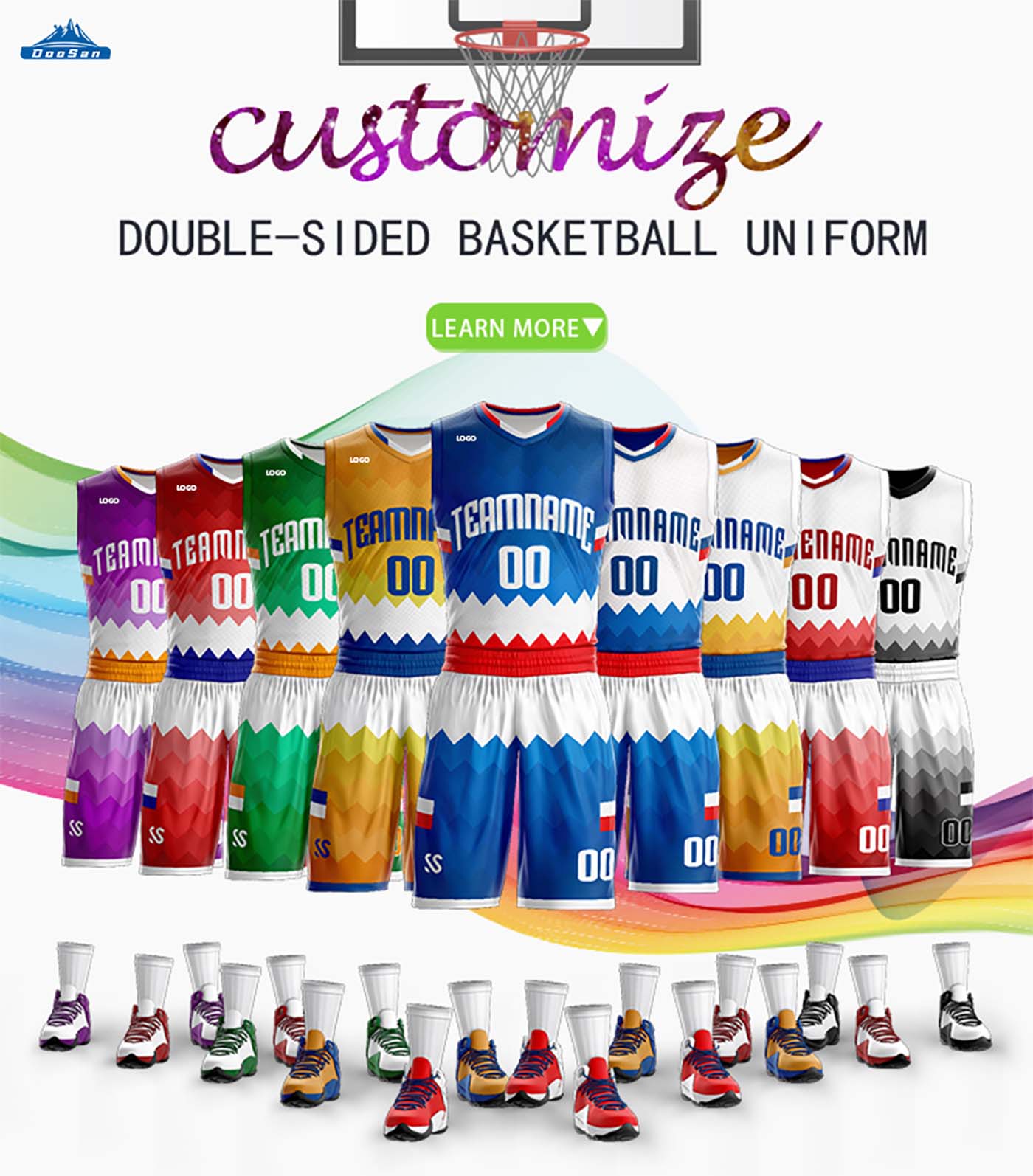 Custom Basketball Jersey Set – Breathable & Durable a