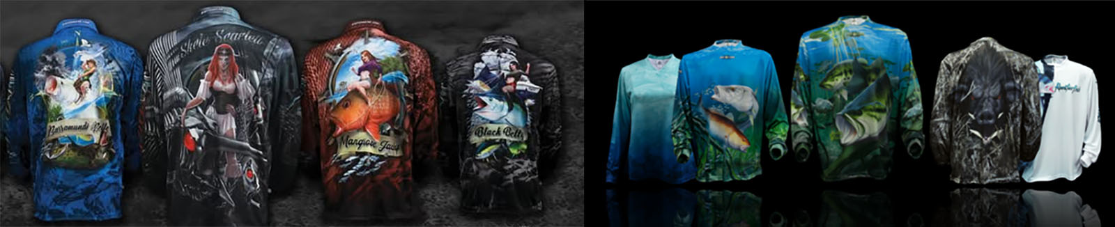 Fishing shirts banner