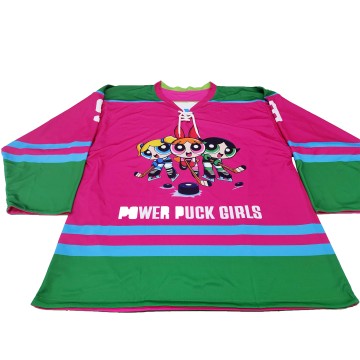 Game-ready hockey uniforms,...