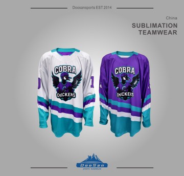 Custom Full Dye Sublimation  Quick-Dry Ice Hockey Jersey 20251104-2