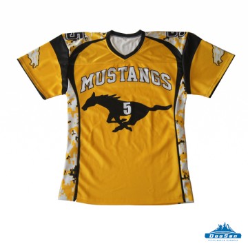 Golden Beast | Animal Print Sublimation Football Jersey