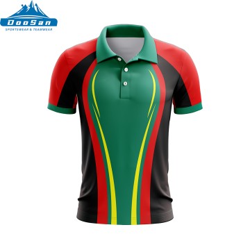 Premium Polo Cricket Jersey – Smart-Casual Team Uniform with Modern Collar Design
